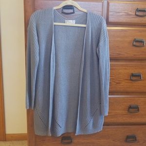Slate blue cardigan